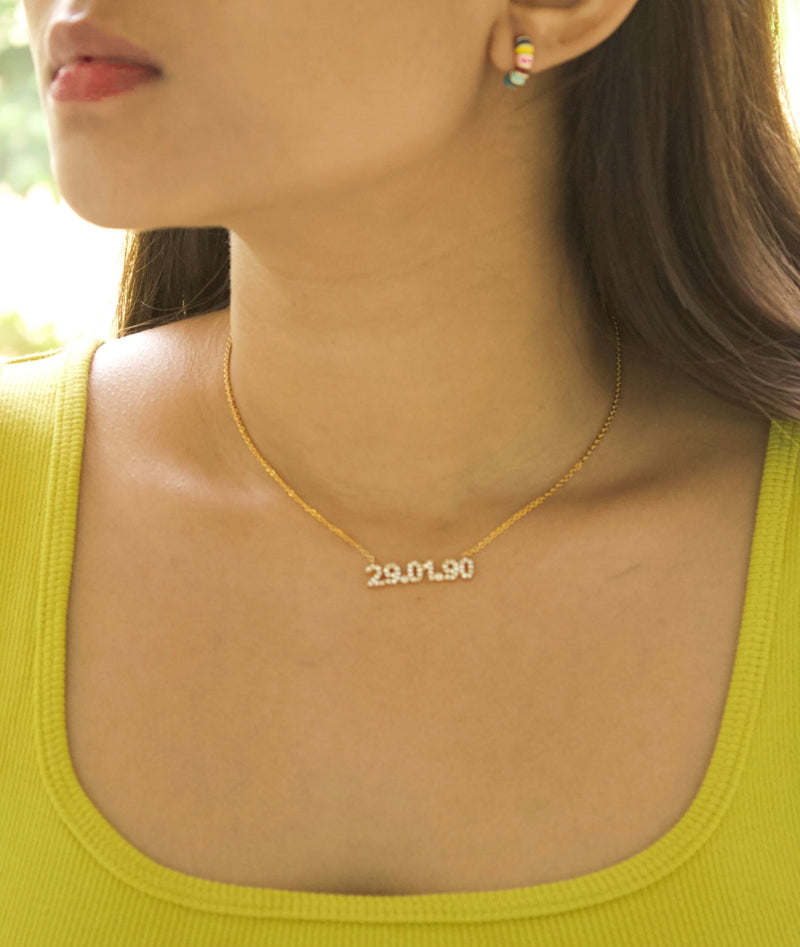Date Stone Necklace