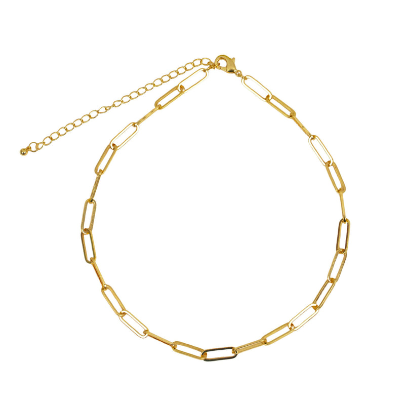 14k Plated Link Necklace