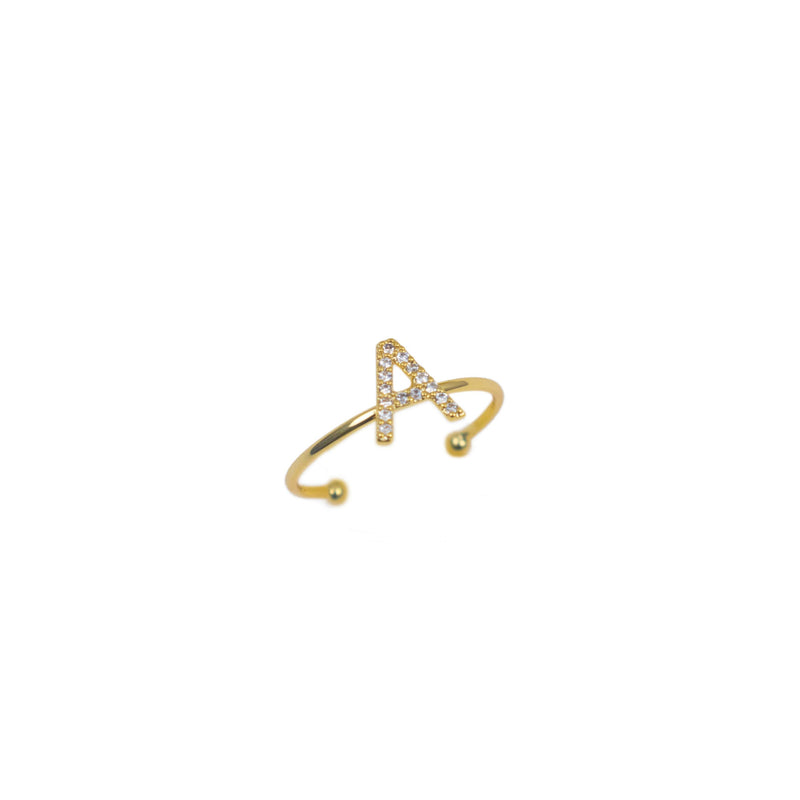 Buy 14k plated Initial Ring Online