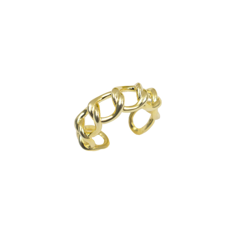 buy 14k plated chain link ring online