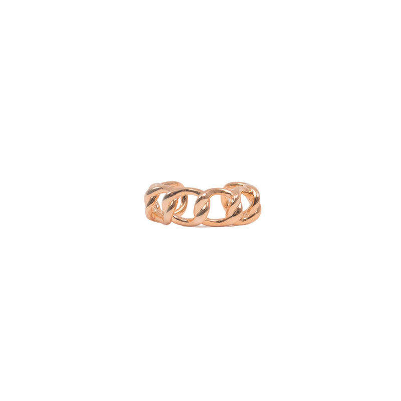 buy Rose  Gold Chain Link Ring Online